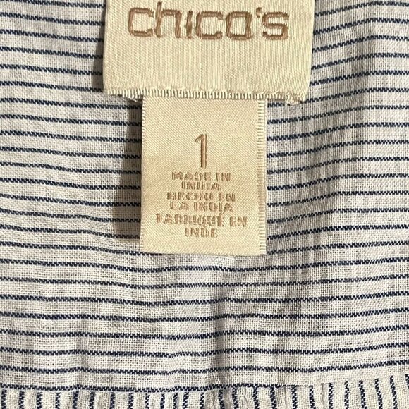 Chico pleasant Embroidered blouse, with tassels size 1 - Picture 9 of 12